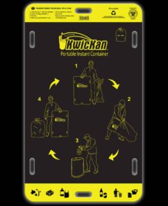 KWICKAN Sopsäckshållare – Bärbar & Vikbar, 120–200 liter