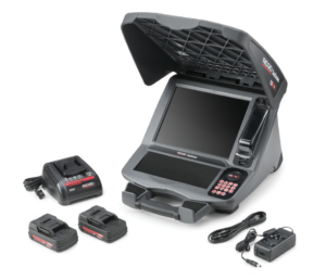 Ridgid CS12x digital inspelningssmonitor med 2 batterier och 1 laddare