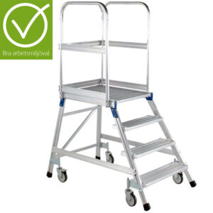 Plattformstrappa (Predikstol) Enkel Z600 Zarges