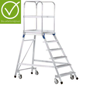 Plattformstrappa (Predikstol) Enkel Z600 Zarges