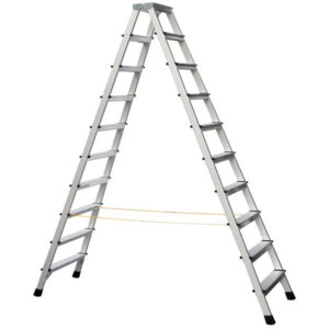 Wienerstege 2 x 10 steg. 4 m arbetshöjd.