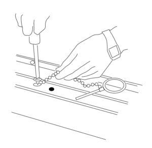 Toppbeslag med sprint Brandstege Zarges
