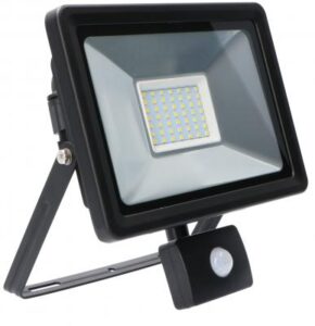 Strålkastare med PIR sensor 50W 3750lm IP65