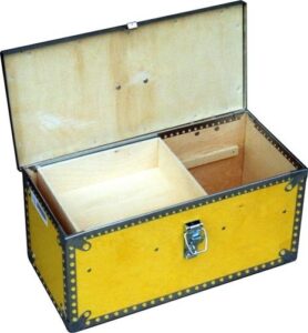 Savopak Plywoodlåda 500/230/230 mm med insats och handtag