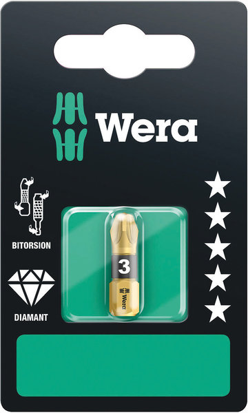 BITS WERA PZ 3 X 1 25MM