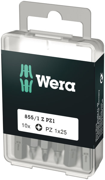 BITS WERA PZ 1X25 10-PACK