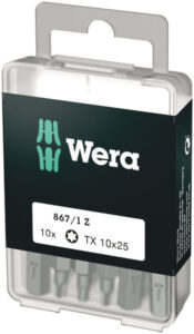 BITS WERA TX 10 x 25 mm DIY-Box 10-PACK