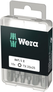 BITS WERA 867/TX 20 x 25 mm DIY-Box