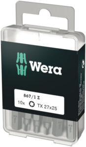 BITS WERA 867/1 Z TX 27 x 25 mm DIY-Box