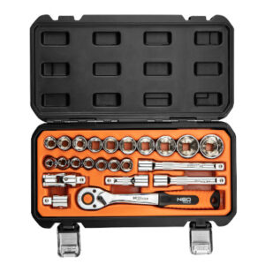 Neo tools Hylsnyckelsats 1/2" 23 delar