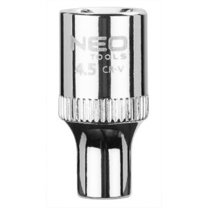 Hylsa 1/4" 4.5mm kort Superlock