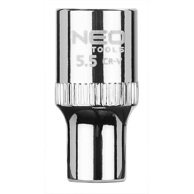 Hylsa 1/4" 5.5mm kort Superlock