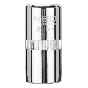 Hylsa 1/4" 8mm kort Superlock