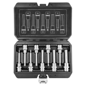 Hexbitssats 9 delar 1/2" 100mm