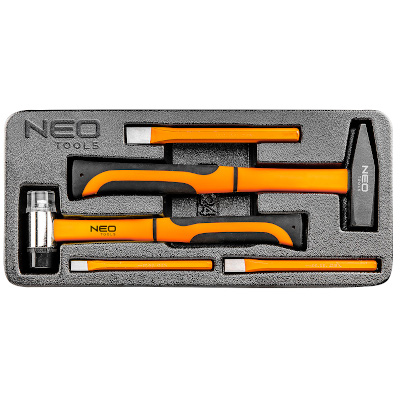 Hammare och slagdon sats för NEO Tools verktygsvagnar