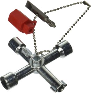 Knipex apparatskåpsnyckel För vanliga skåp- och avstängningssystem