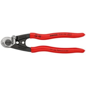Knipex Vajersax Smidd med plastöverdrag