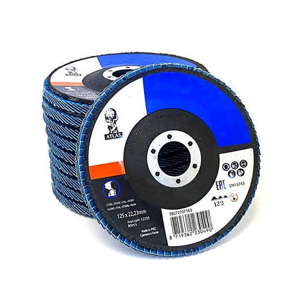 Lamellrondell KX663 125mm P120 Konvex Atlas FE