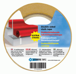 Stokvis Dubbelhäftande Mattejp/Vävtejp standard 50 mm x 25 m