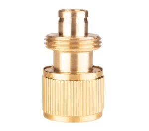 Anslutning med vattenstopp 1/2" i mässing NEO Tools