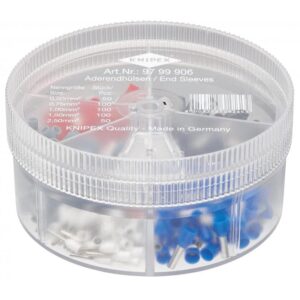 KNIPEX Sortimentslåda med isolerade ändhylsor (5-delars, 450 st)