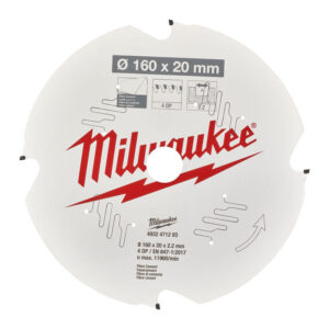 Milwaukee CSB P FC  Sågklinga för handhållna cirkelsågar 160x2x20mm 4DP