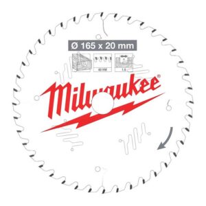 Milwaukee Cirkelsågklinga   CSB P W165X20X1.6X40HW