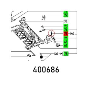 Festool skruv med kullr TS 55 DG 50x25