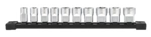 Milwaukee Sexkantshylsats 3/8" DRIVE METRIC CHROME SOCKETS - 10 PC