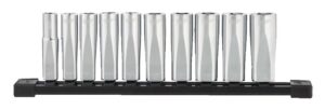 Milwaukee Sexkantshylsats 3/8" DRIVE METRIC DEEP CHROME SOCKETS - 10 PC