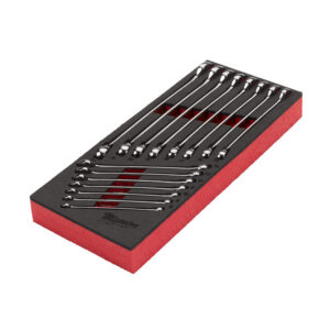 Milwaukee Max Bite Blocknyckelsats 15P Med Skuminlägg