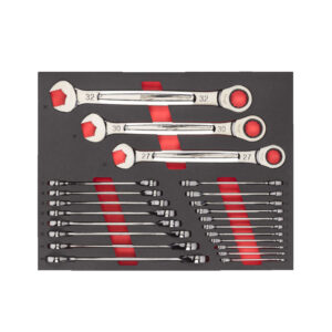 Milwaukee Max Bite Spärrnyckelsats 22P Med Skuminlägg