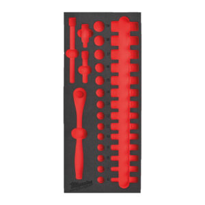 Milwaukee Tomt Skuminlägg Till Verktygsvagn För 3/8" Hylsor 32P