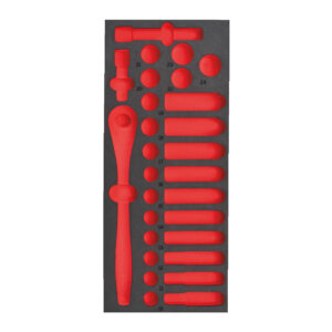 Milwaukee Tomt Skuminlägg Till Verktygsvagn För 1/2" Hylsor 28P