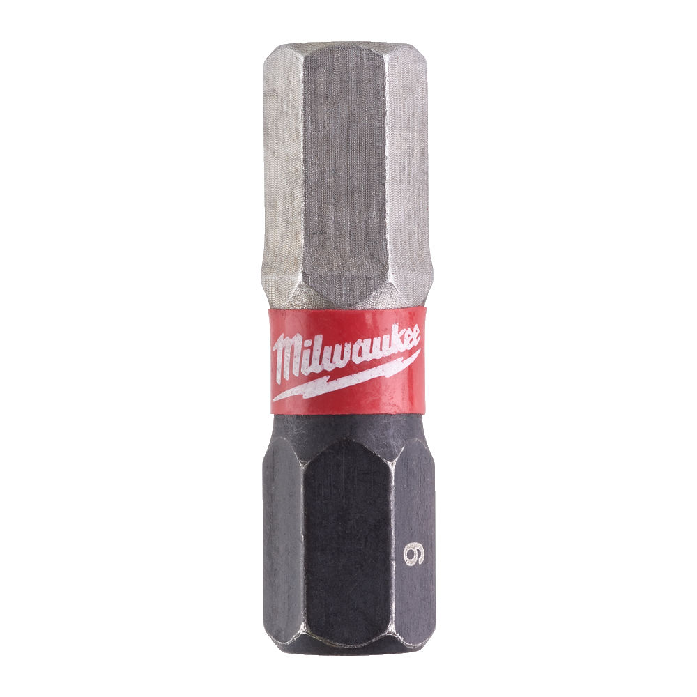 Milwaukee Shockwave Bits HEX 6mm x 25mm 2st
