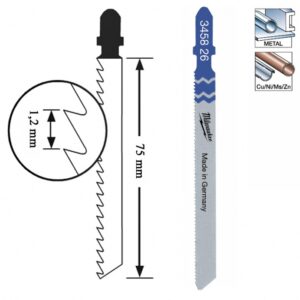 Sticksågsblad T118A sp. 5-pack 75/1,2mm