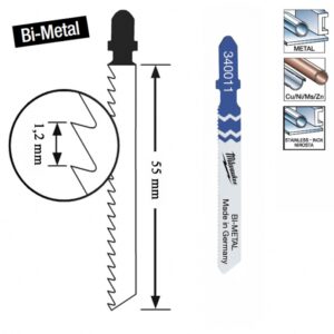 Sticksågsblad T118AF 5-pack 55/1,2mm