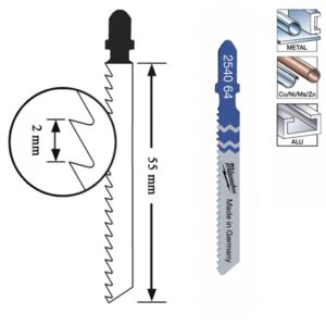 Sticksågsblad T118B 5-pack 55/2mm