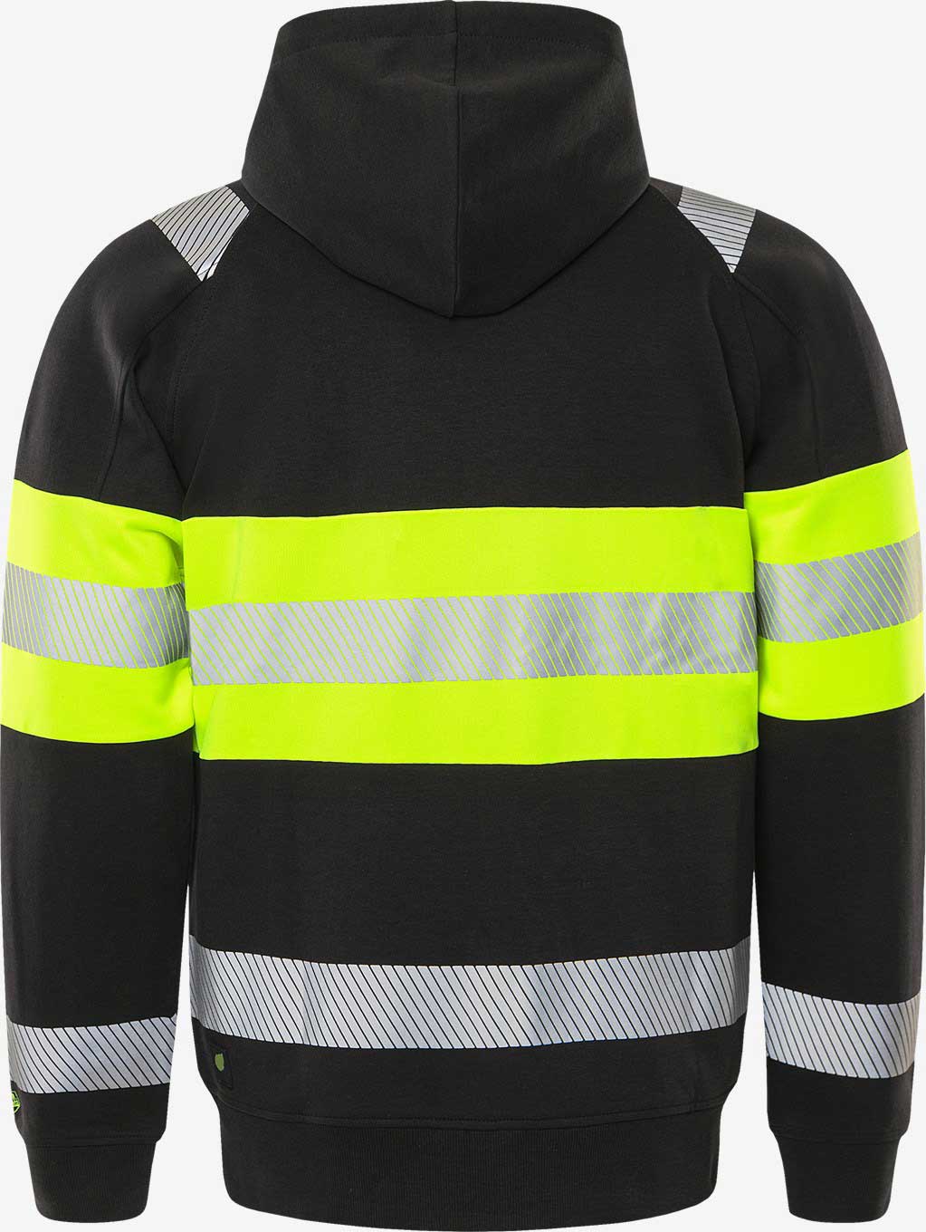 Varsel Sweatshirtjacka med Huva 7532 GKC – Fristads
