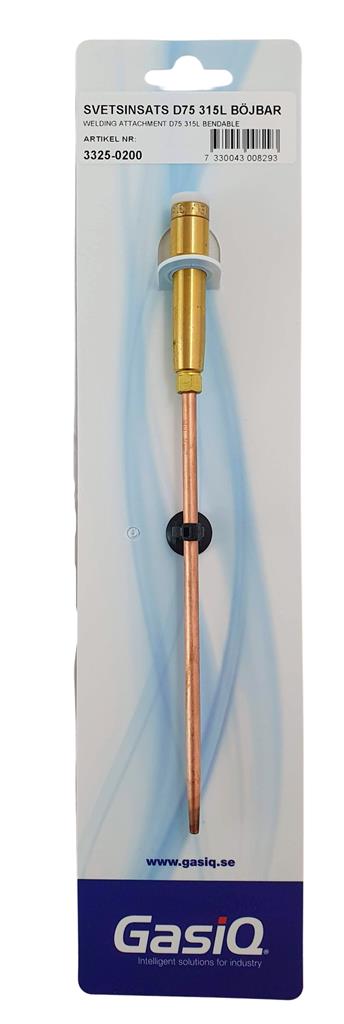 GASIQ Svetsinsats D75 315L/H Böjbar