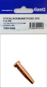 GASIQ Sticklågemunstycke D75 8-20mm