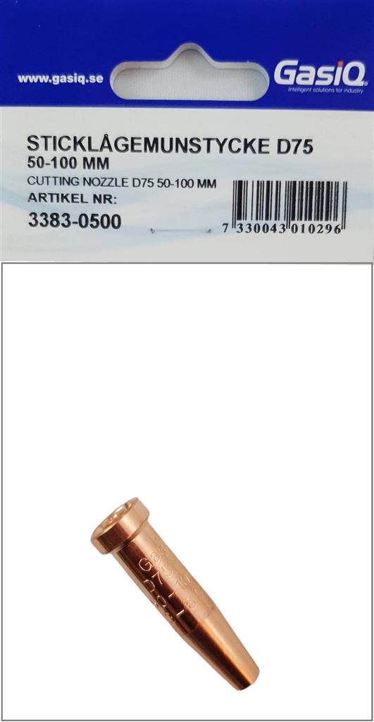 GASIQ Sticklågemunstycke D75 50-100mm