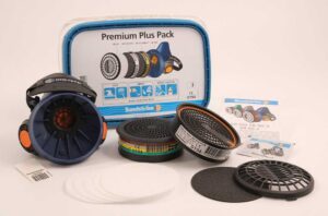 Sundström SR 100 Premium Plus halvmask ABEK1P3.