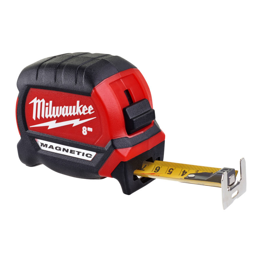 Milwaukee Magnetiskt Måttband 8M/27MM