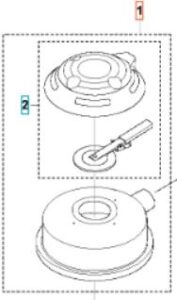 Husqvarna Tanklock komplett S13
