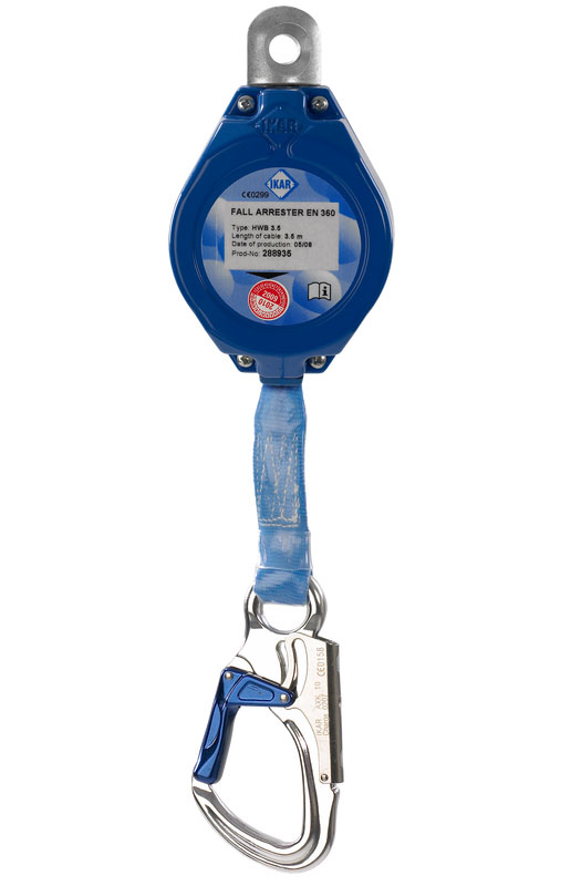 IKAR HWB 3,5 m Fallskyddsblock med Band