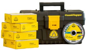 Klingspor Toolbox A 60 TZ Special 100 x Kronenflex kapskivor för Rostfritt stål