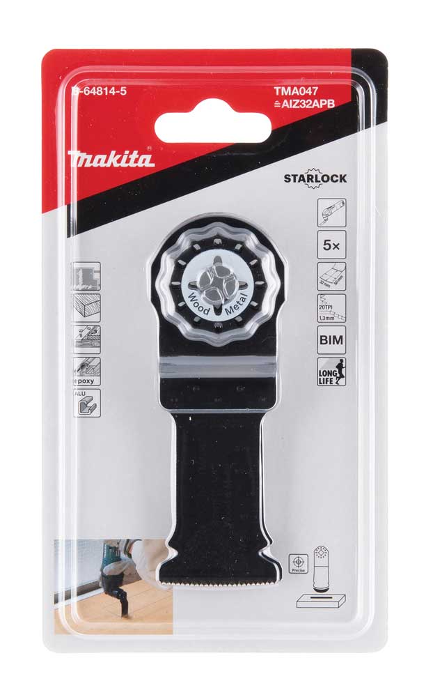 MAKITA Multiblad STARLOCK BiM 32 mm B-64814-5