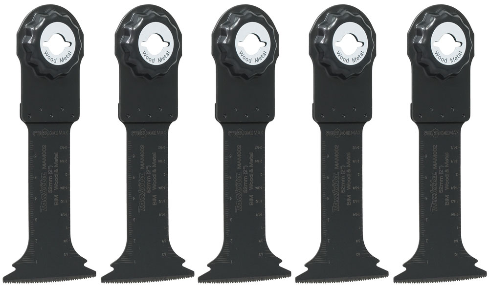 MAKITA Multiblad STARLOCK Max BiM 52 mm 5 st B-66416-5