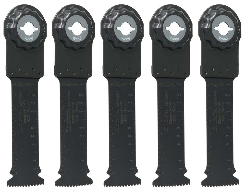 MAKITA Multiblad STARLOCK MAX fäste HCS 32 mm 5 pack B-66438-5